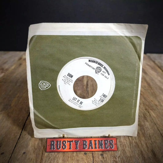 Record 7" Single, Dion, Close to it All/Let it Be