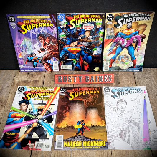 Comic Bundle, DC The Adventures of Superman #560-563-564-566-567-569