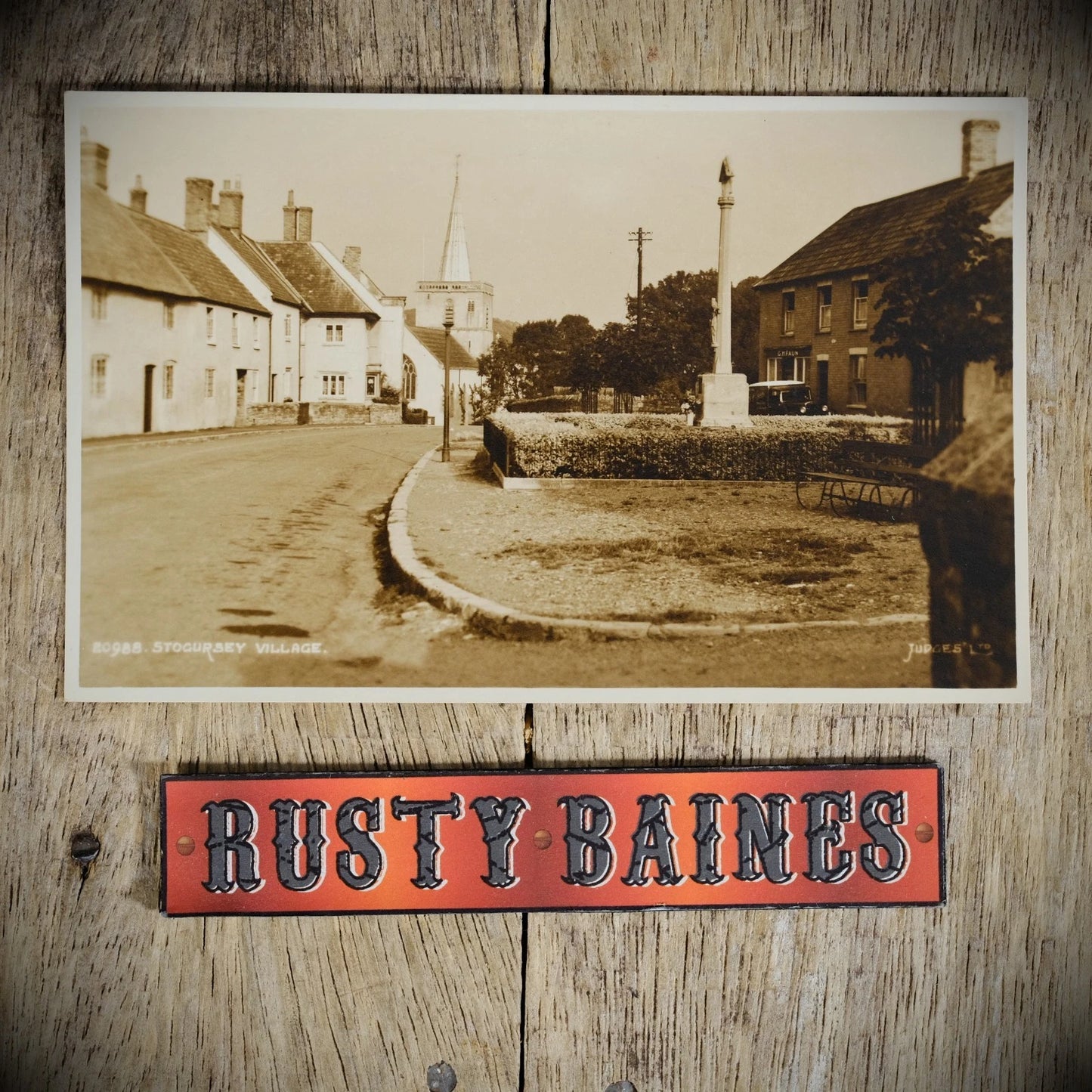 Postcard, Stogursey, Somerset, Real Photo