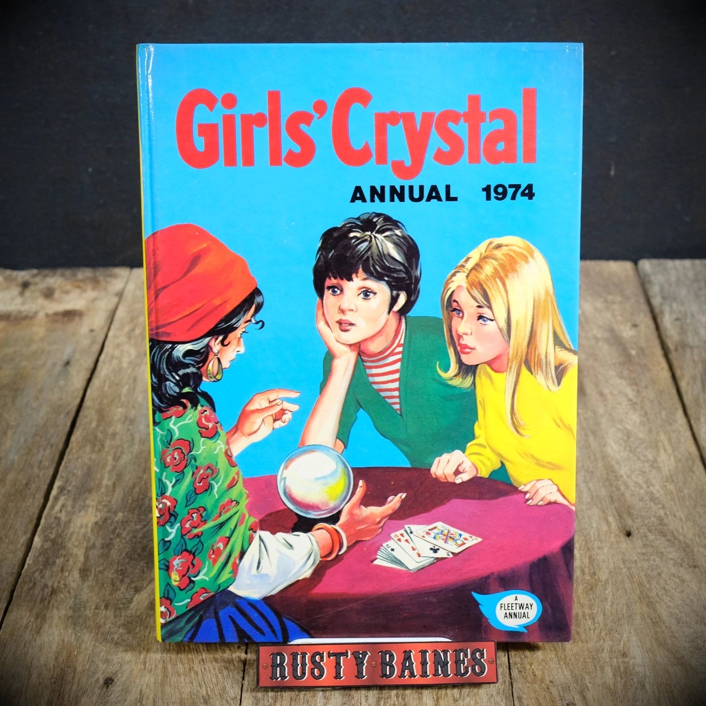 Girls' Crystal Annual 1974, Hardcover, Sally Dancer, Diamonds, Clairvoyant Cover