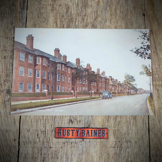 Postcard, Liverpool, West Derby, Muirhead Avenue, Printed