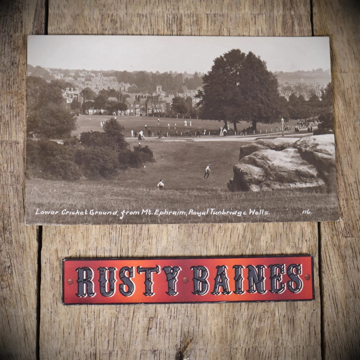 Postcard, Royal Tunbridge Wells, Cricket Ground, Real Photo
