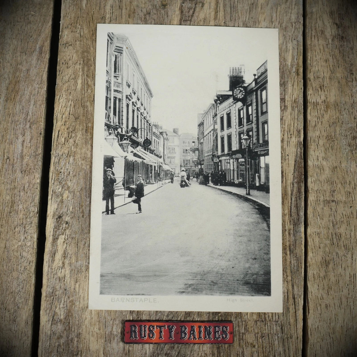 Postcard, Barnstaple High Street, Peacock Brand, Printed