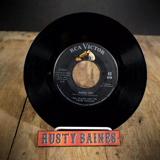 Record 7" Single, Hal Blaine and the Young Cougars, Hawaii 1963 / East Side Story