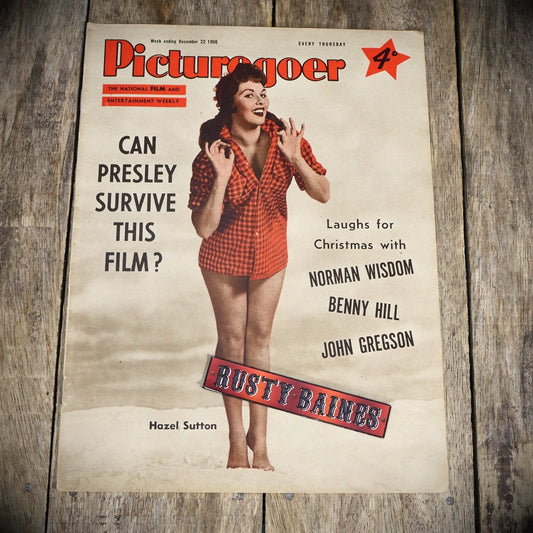 Vintage Picturegoer Magazine Dec 22 1956, Film/Cinema, Hazel Sutton Cover