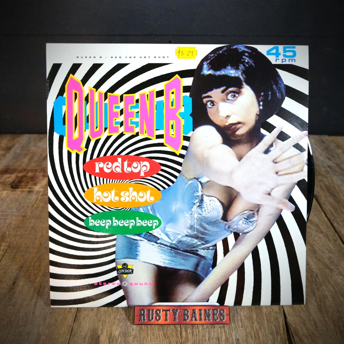 Record 12" Single, Queen B, Red Top Hot Shot