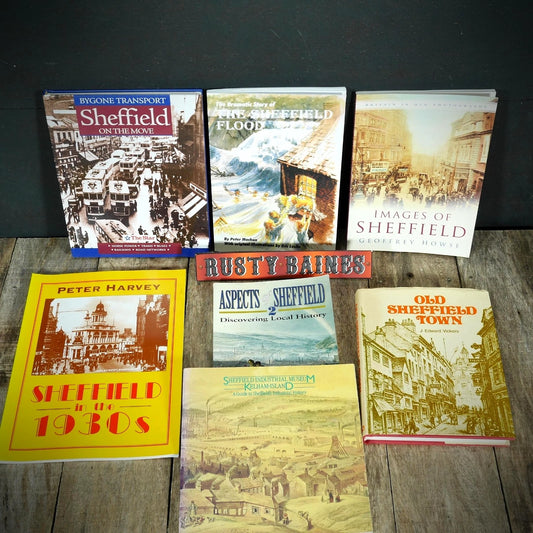 Sheffield Local History Books Bundle, Kelham Island, Flood, Transport Etc.