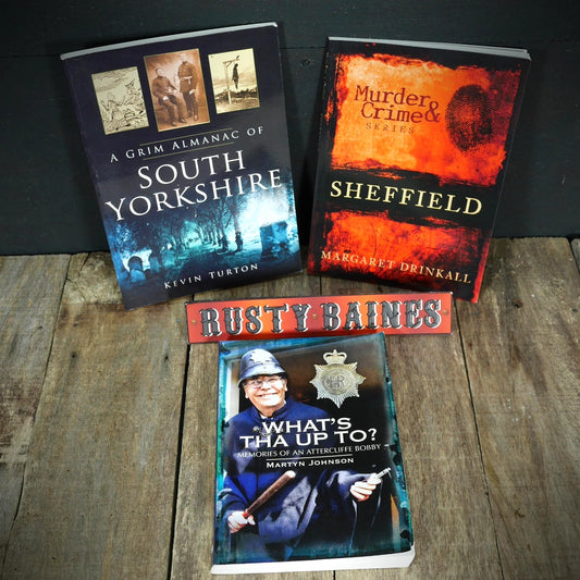 Job Lot/Bundle, Sheffield Local History/Crime Books, Murders, Attercliffe Police