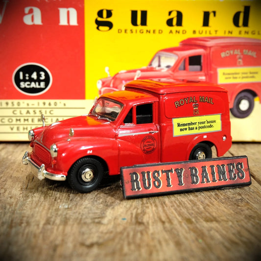 Lledo Vanguards Morris Minor Royal Mail Van, 1/43 Scale Model, Made in England