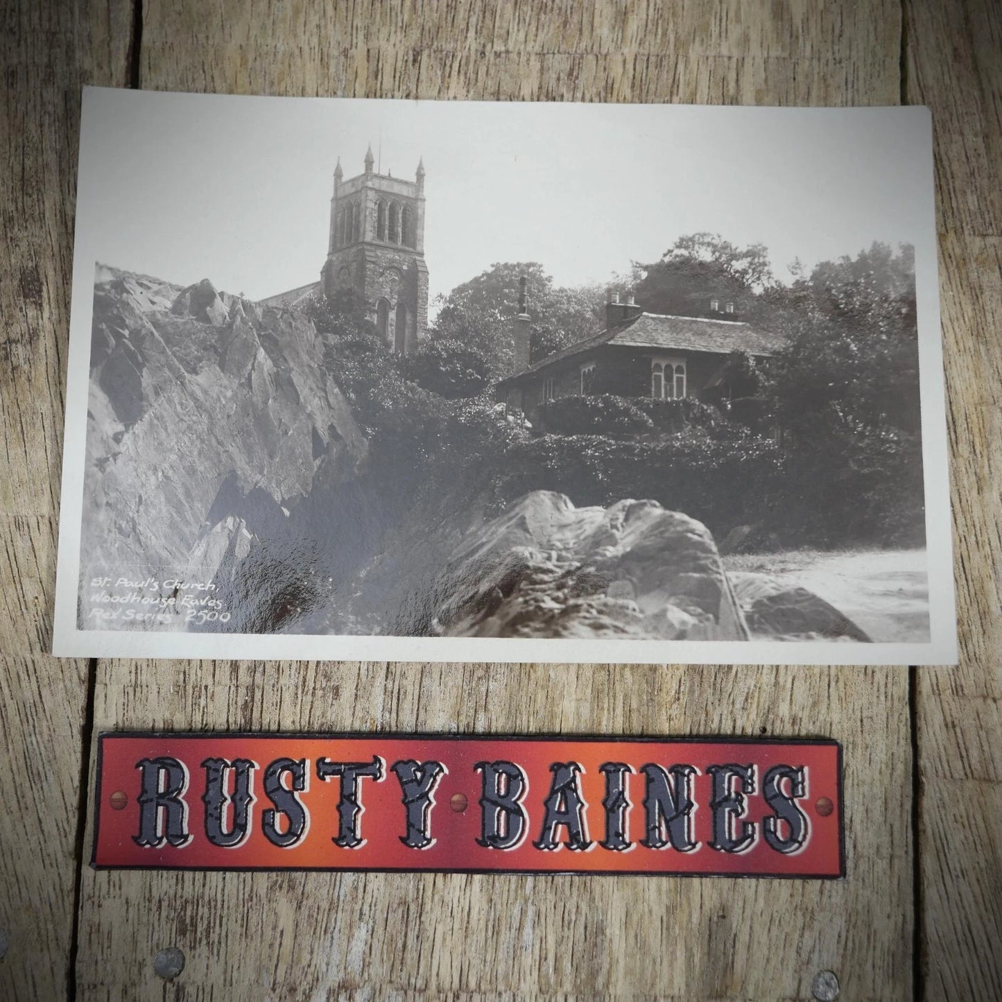 Postcard, Woodhouse Eaves, St Paul's Church, Leicestershire Real Photo