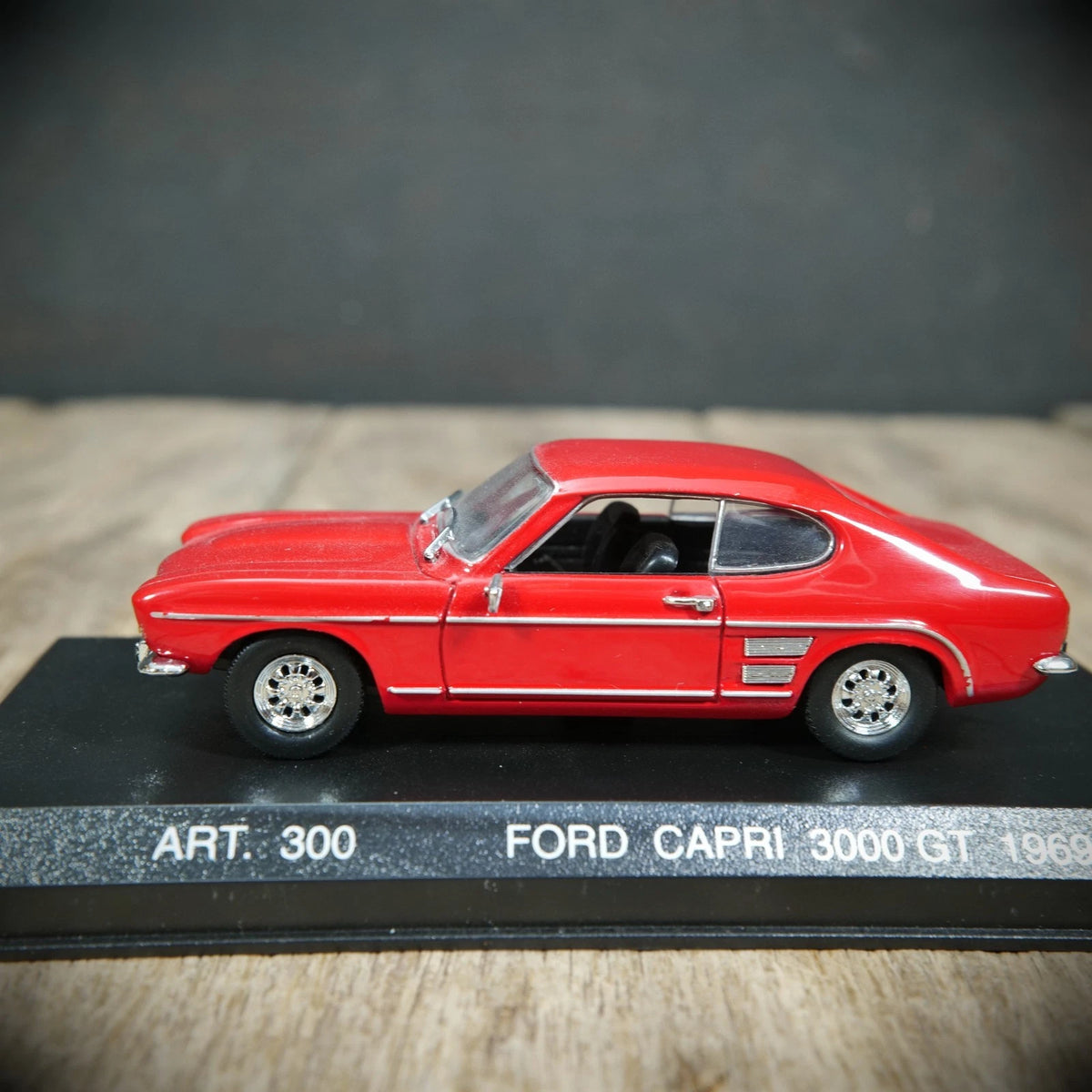 Corgi Detail Car Ford Capri Mk1 3000 GT, Red, 1/43 Scale Model, Boxed