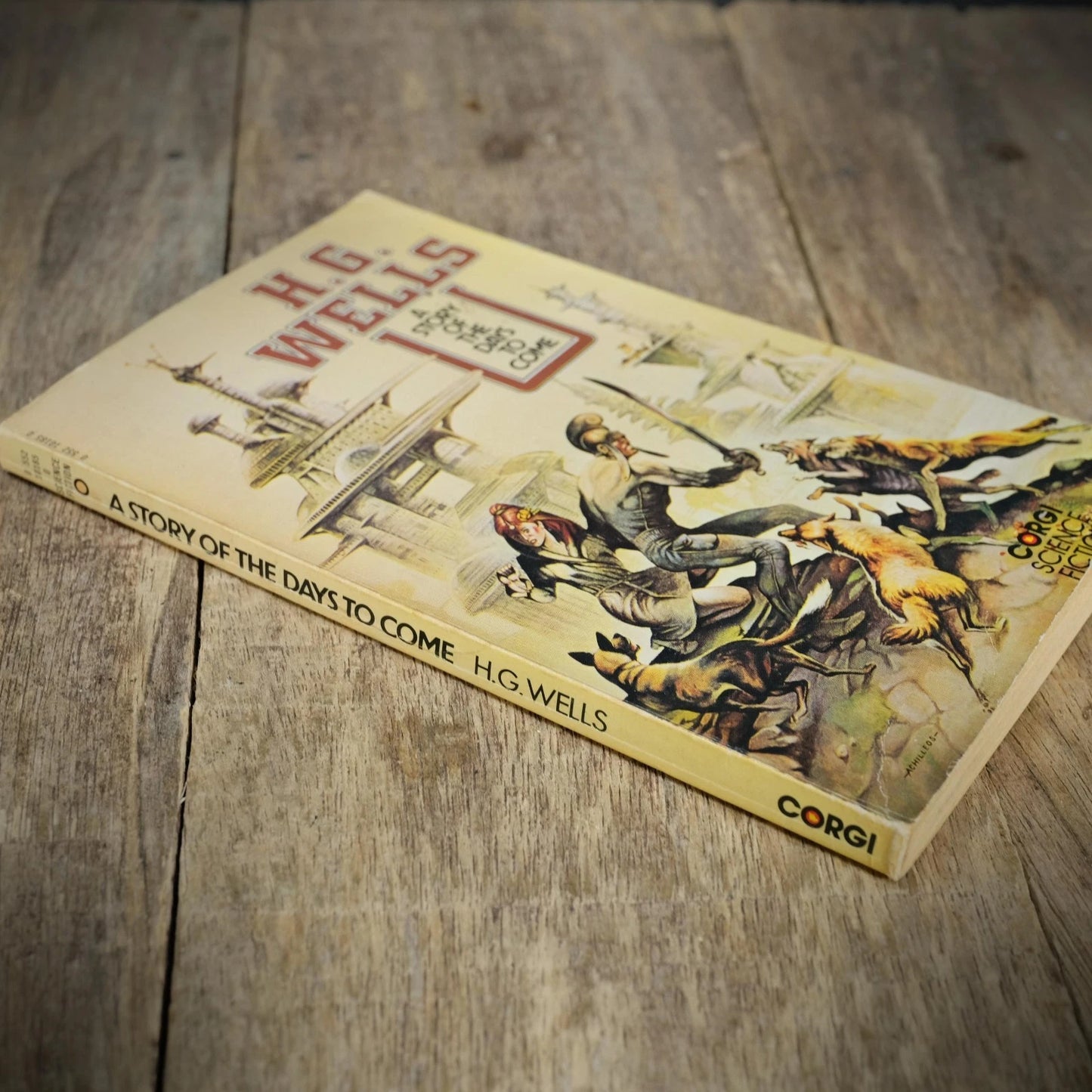 Vintage Sci-Fi Paperback, The Story of the Days to Come, H G Wells, 1976 Corgi