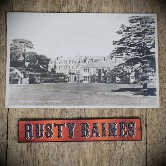 Postcard, Hunmanby Hall 1960's Real Photo
