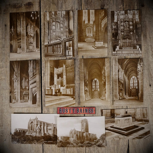 Postcard Bundle, Liverpool Cathedral, Real Photo