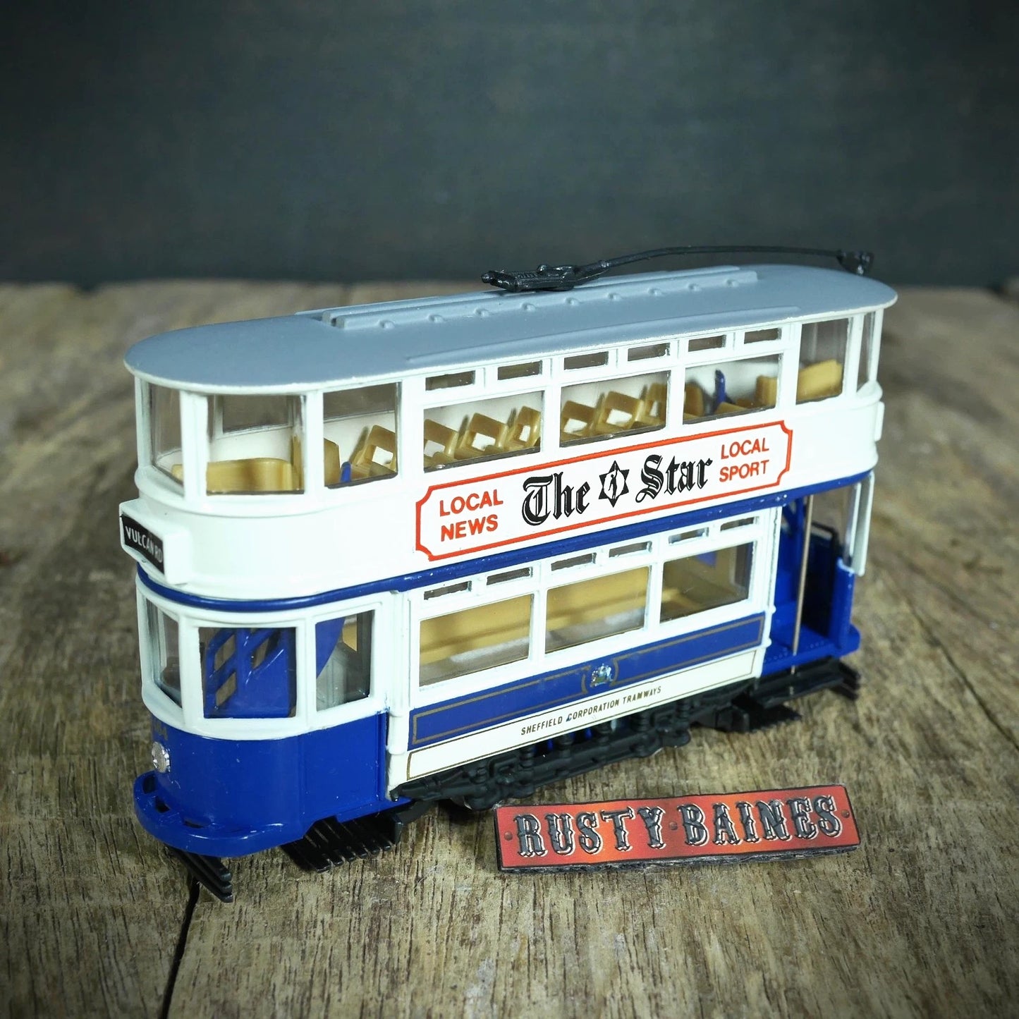 Corgi British Tram Company Sheffield Star, Blue