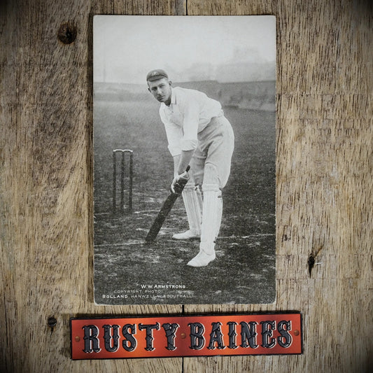 Postcard, Australian Cricketer, Warwick Armstrong, Cricket, Printed