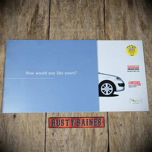 Sales Brochure, Renault Megane 2003 UK Range, Estate, Cabrio, Hatch