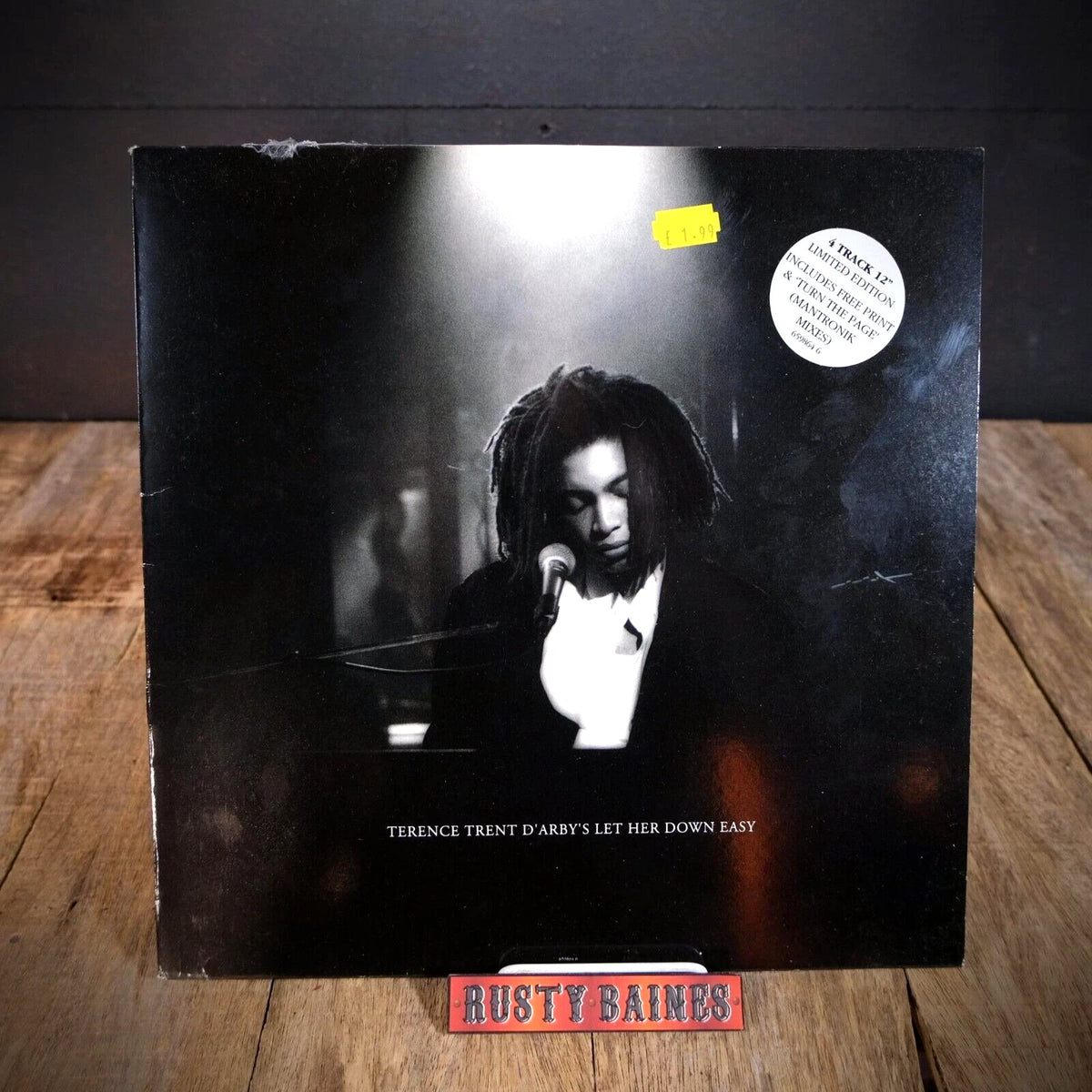 Record 12", Terence Trent D'Arby Let Her Down Easy, Limited Edition