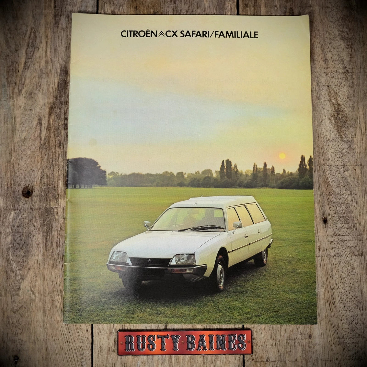 Car Brochure, Citroen CX Safari/Familiale 1977