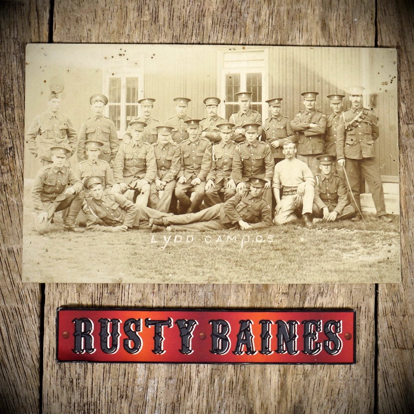 Postcard, Lydd Military Training Camp Soldiers Real Photo 1908