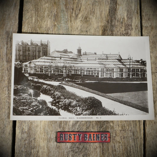 Postcard, Scarborough Floral Hall, J Ashworth Real Photo