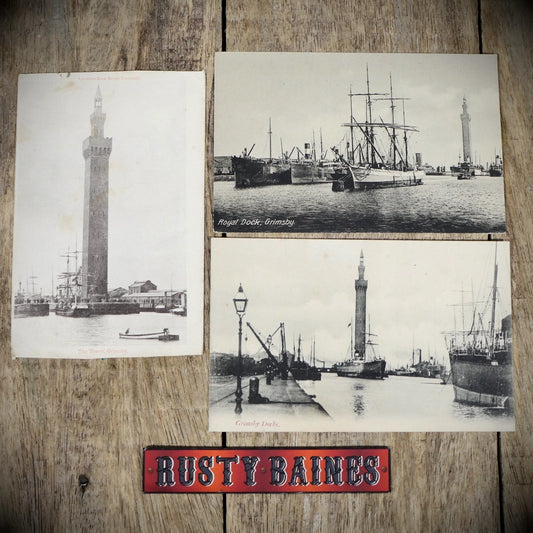 Postcard, Grimsby Docks Fishing Trawler Bundle, Printed