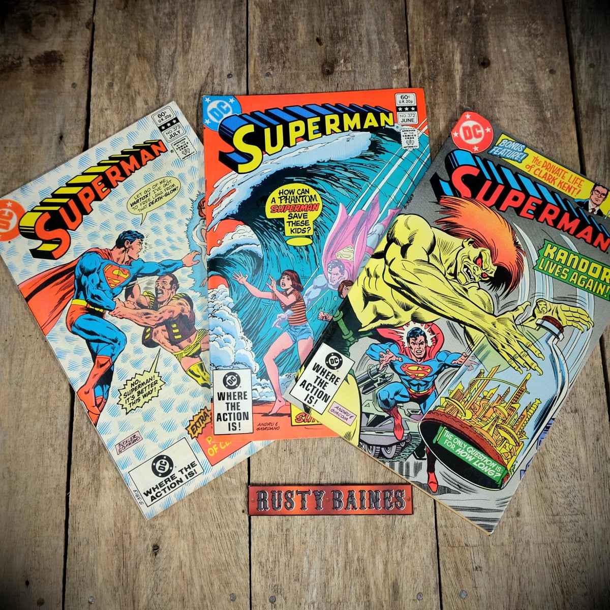 DC Comic, Superman #371, 372, 373, 1982