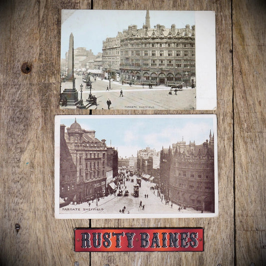 Postcard Bundle, Sheffield Fargate, Early 1900's