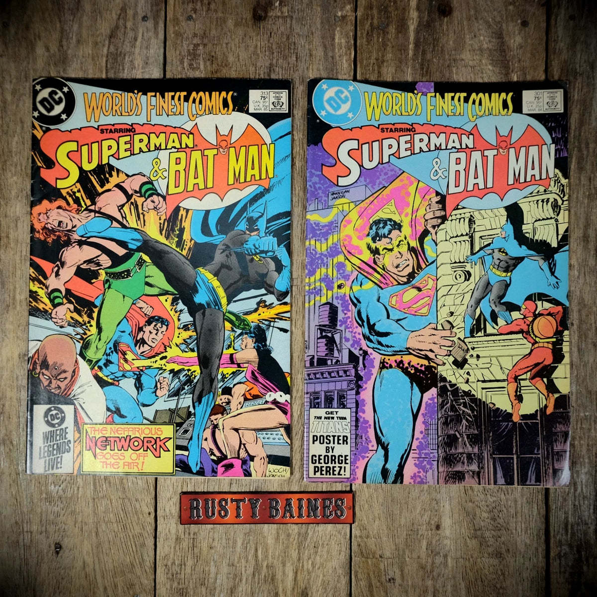 DC Comic, World's Finest, Superman & Batman #301 & 313