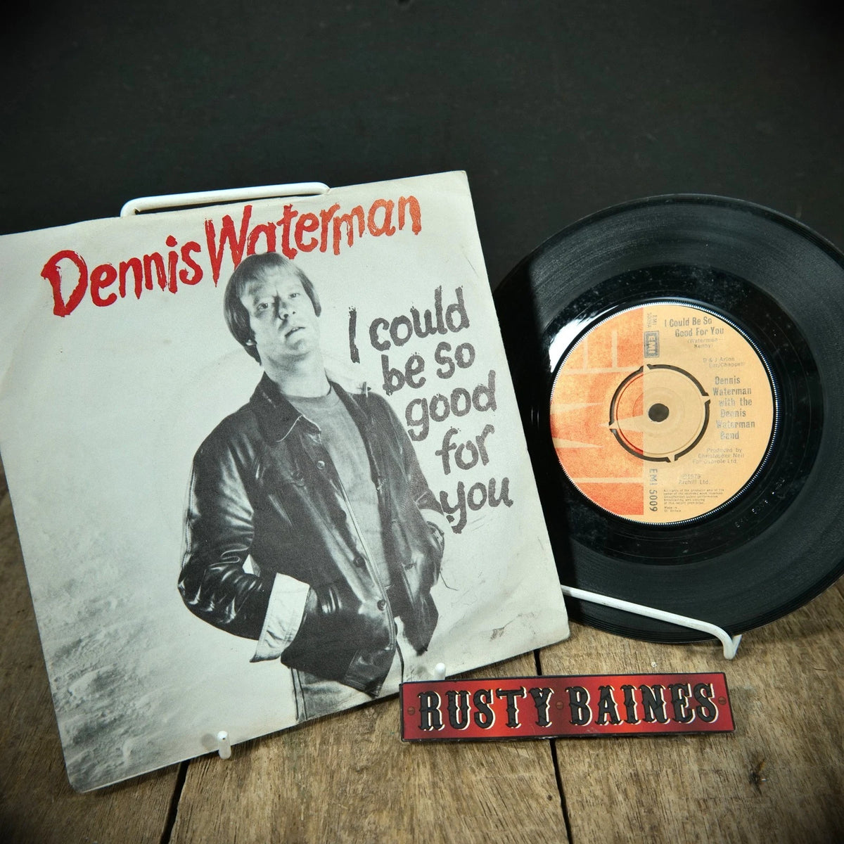 Record 7" Single: Dennis Waterman, I Could Be So for You (Minder TV)