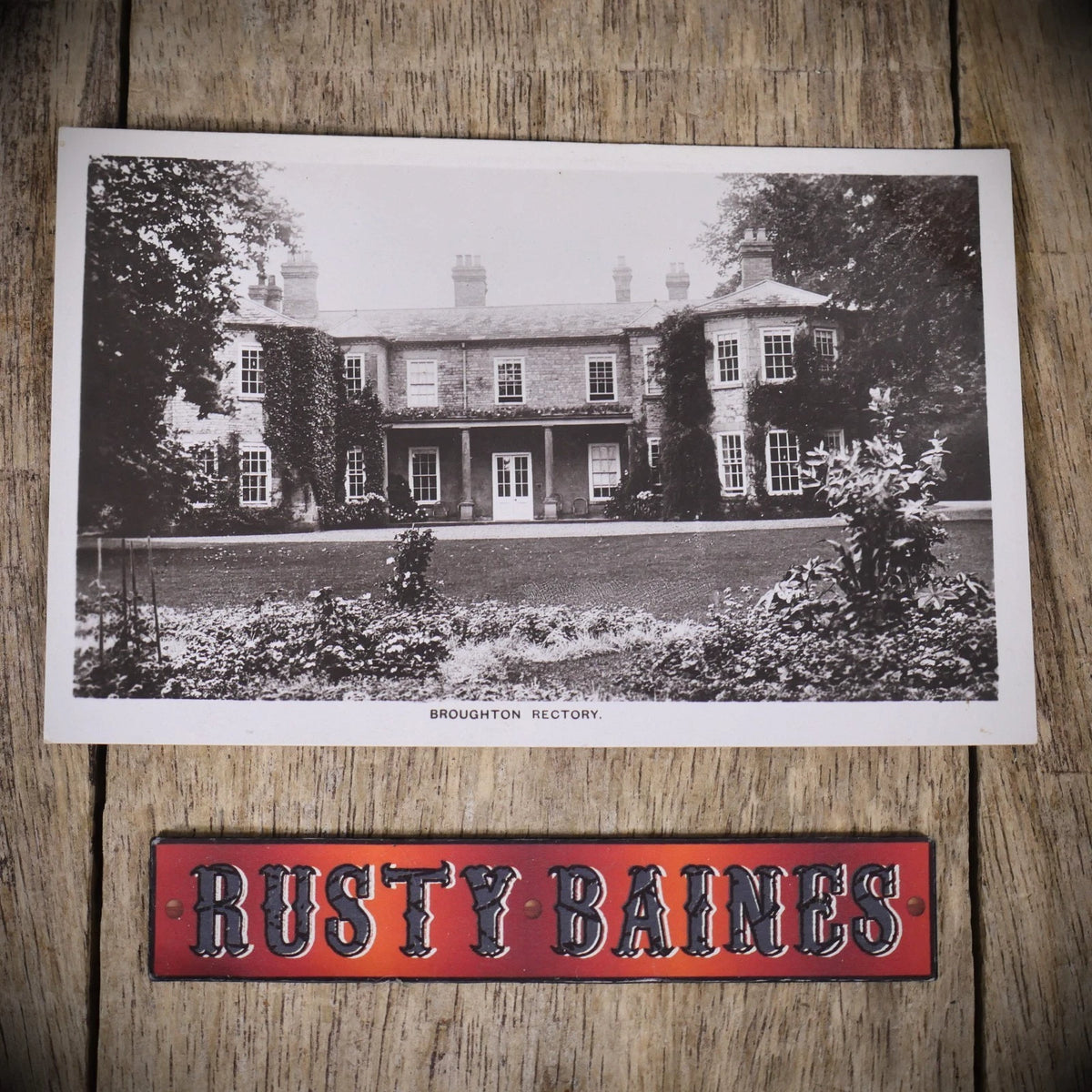 Postcard, Broughton Rectory Oxfordshire, Real Photo