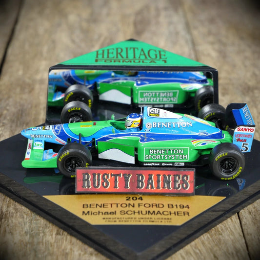 Onyx Heriate F1 Benneton Ford B194, Michael Scumacher, Boxed 1/43 Model 204