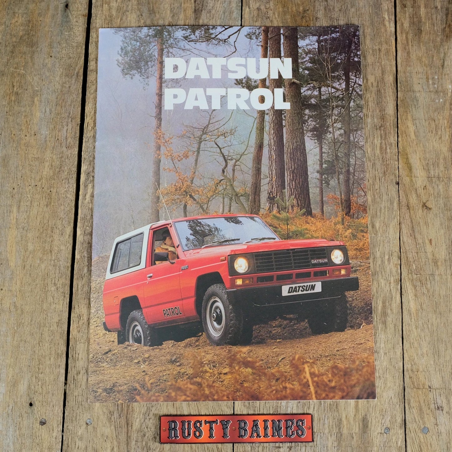 Original Car Brochure, Nissan Patrol SUV 4x4 1982 UK