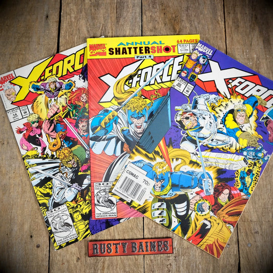 Comic Bundle, Marvel X-Force # 14/20 & Annual #1 Vol.1 1992