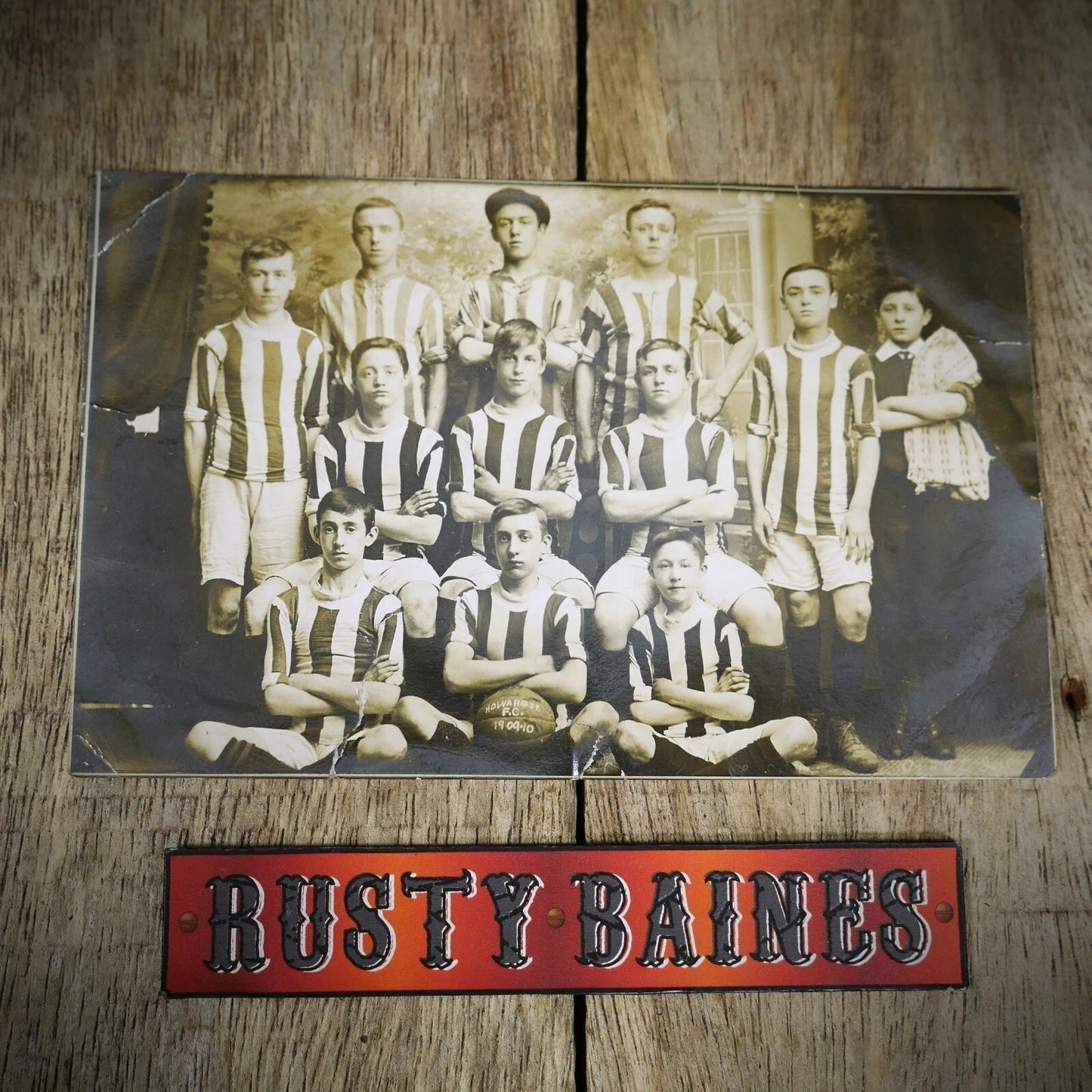 Postcard, Football Team, Real Photo, Howard Street FC 1909/10