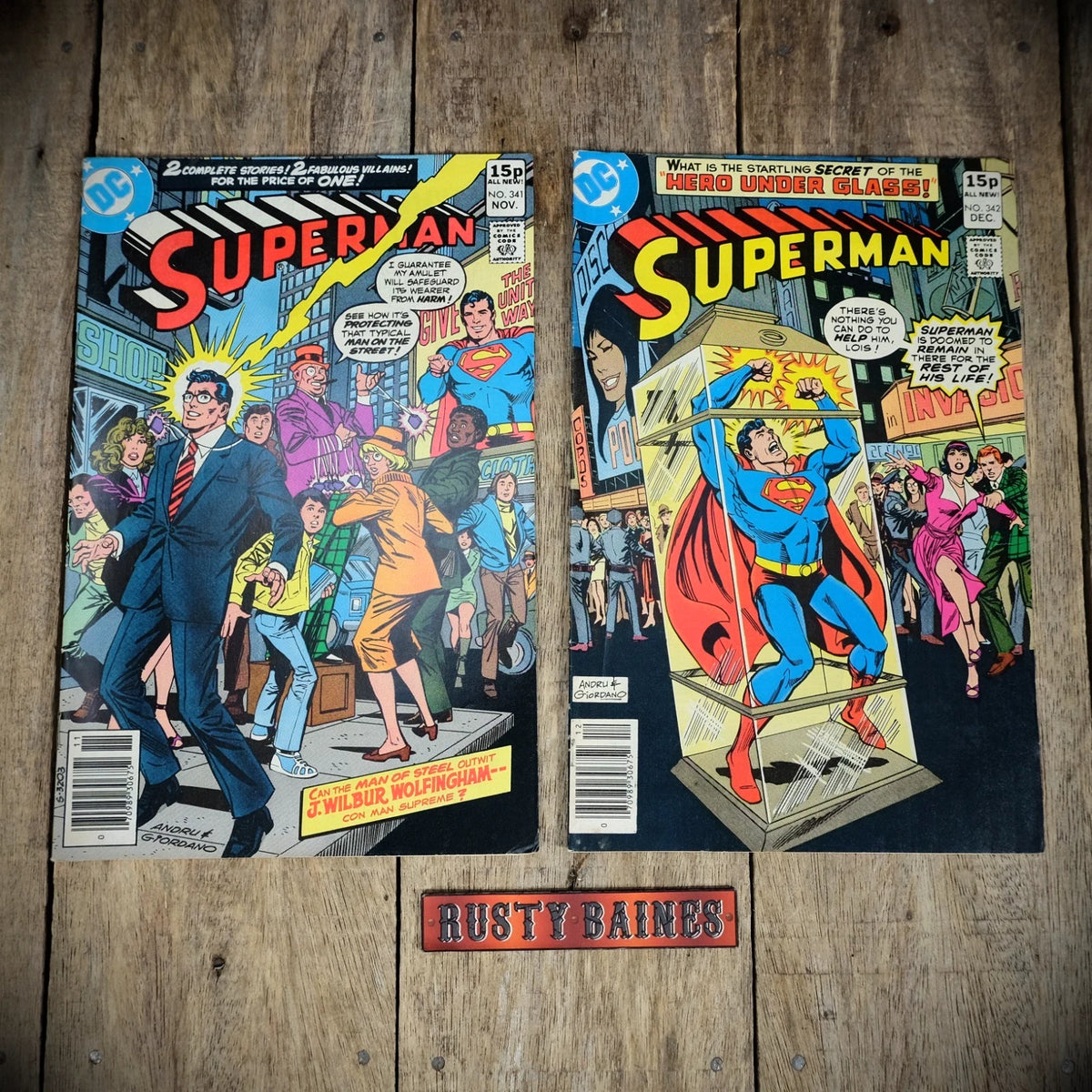 DC Comic, Superman #341, 342, 1979
