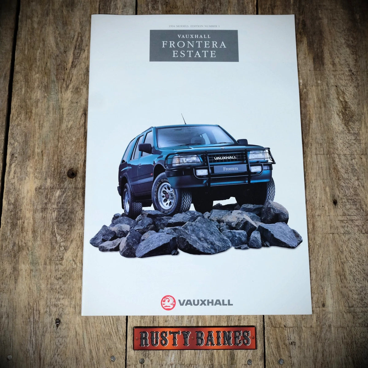 Sales Brochure, Vauxhall Frontera Estate 5 Door October 1993