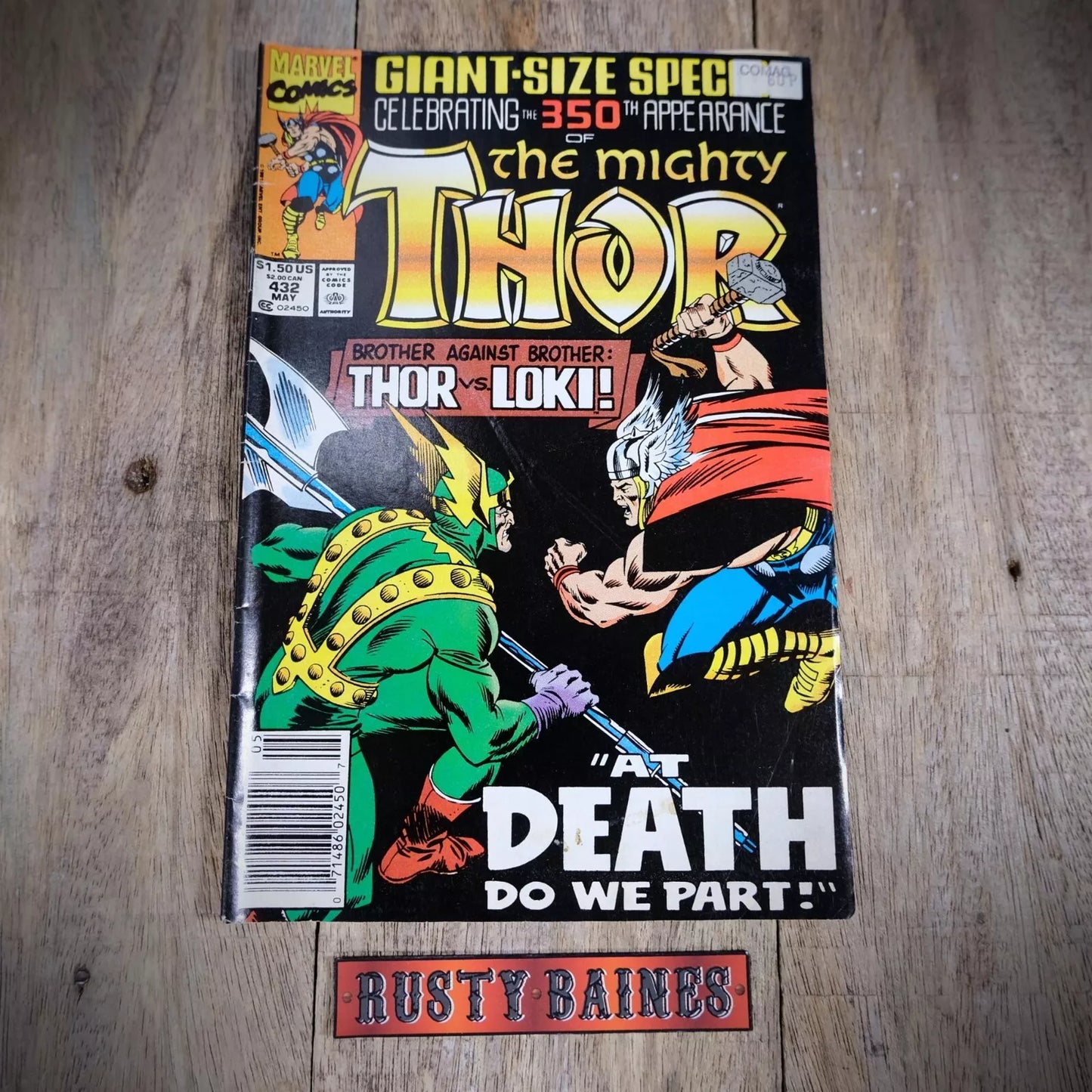 Marvel Comic, The Mighty Thor #432 1991