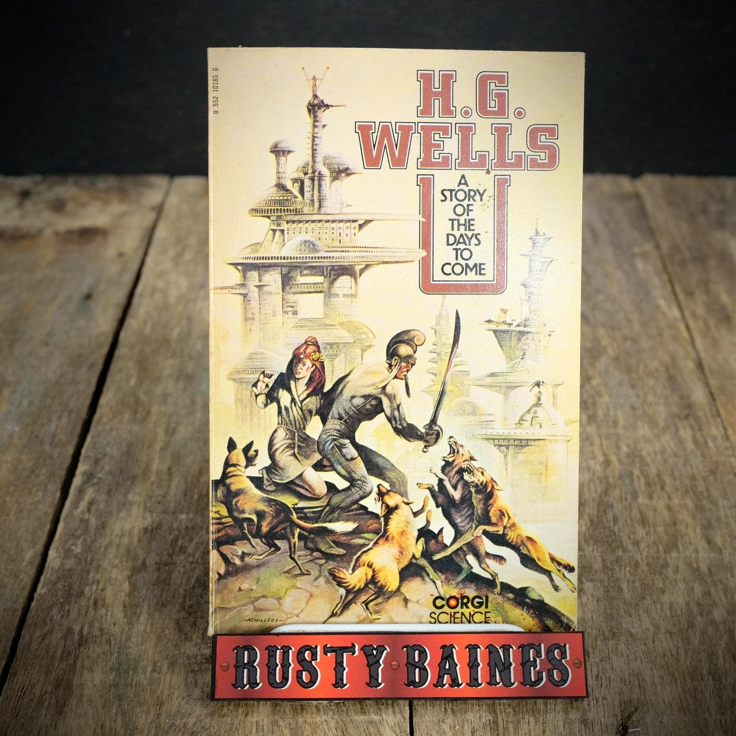 Vintage Sci-Fi Paperback, The Story of the Days to Come, H G Wells, 1976 Corgi