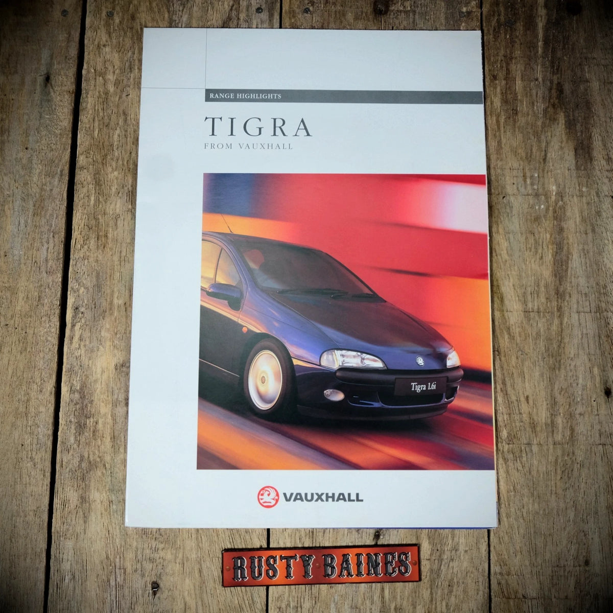 Sales Brochure, Vauxhall Tigra, 1994, Poster Style