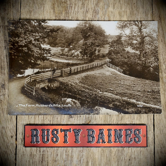 Postcard, Louth Lincolnshire, Hubbard's Hill Farm, Real Photo