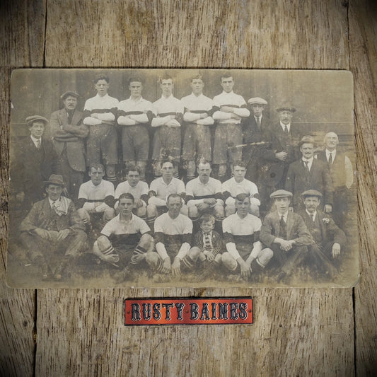 Postcard, Unidentified Team Photo Football/Rugby? Real Photo