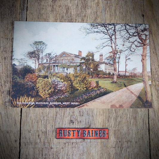 Postcard, Liverpool West Derby Mansion House in Muirhead Gdns, Printed