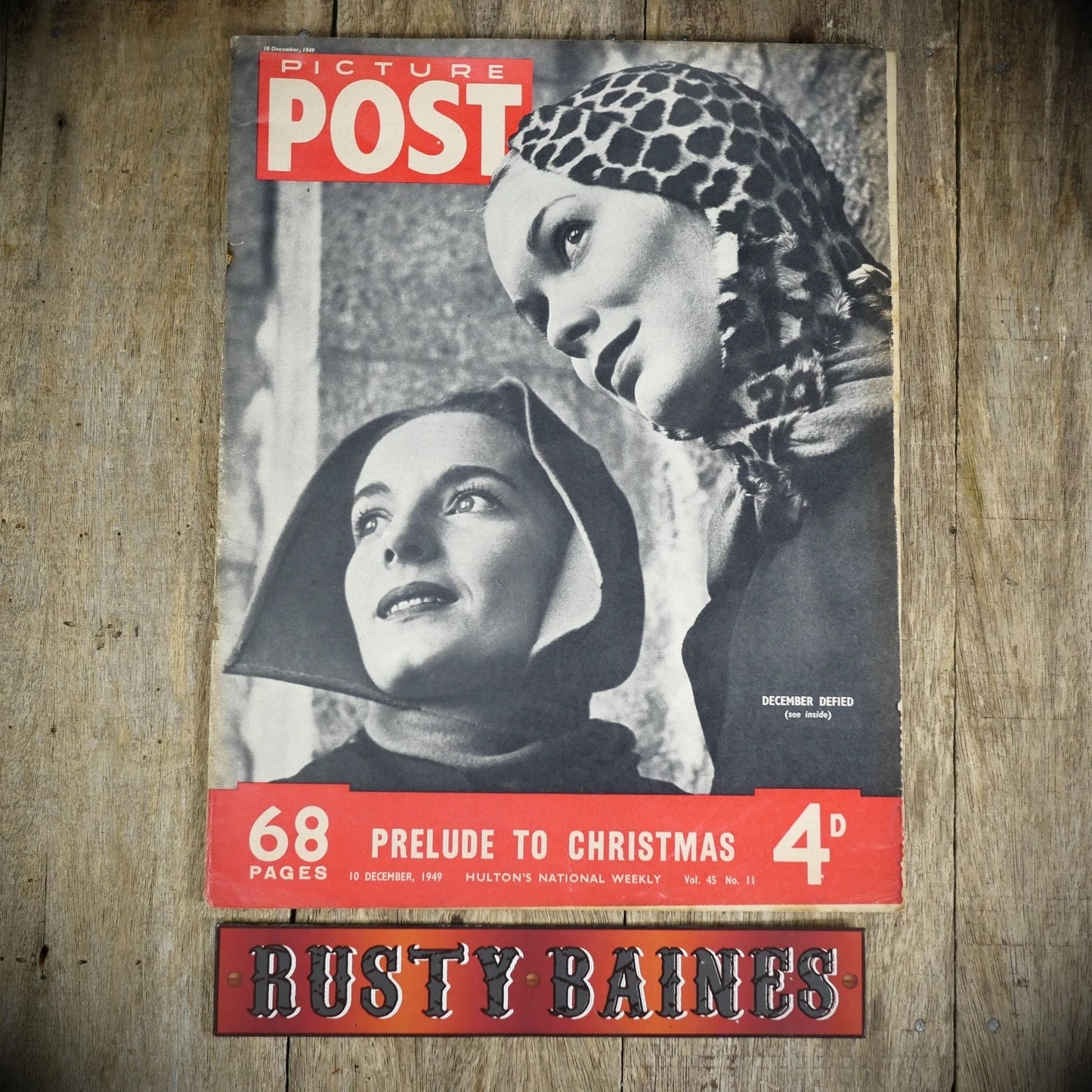 Picture Post 10 December 1949 Elizabeth Chat-Toys, Charles Hewitt-Wooden Horse