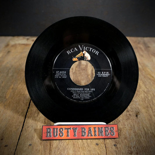 Record 7" Single, Billy Eckstine, The Tennessee Rock N Roll, Condemned for Life