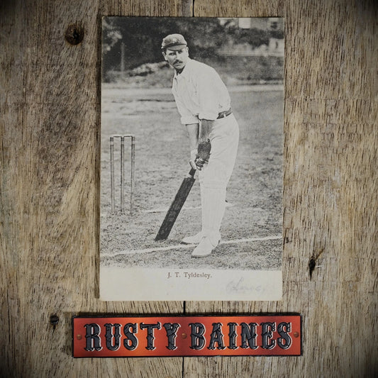 Postcard, Lancashire Cricketer, John Tyldesley, Cricket, Printed