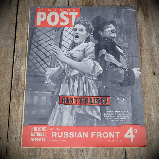 Picture Post WW2 Issue, December 12 1942 Russian War, MP Politician