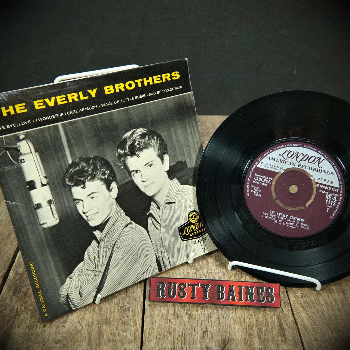 Record 7" EP, The Everly Brothers, Bye Bye Love Etc. RE-A 1113