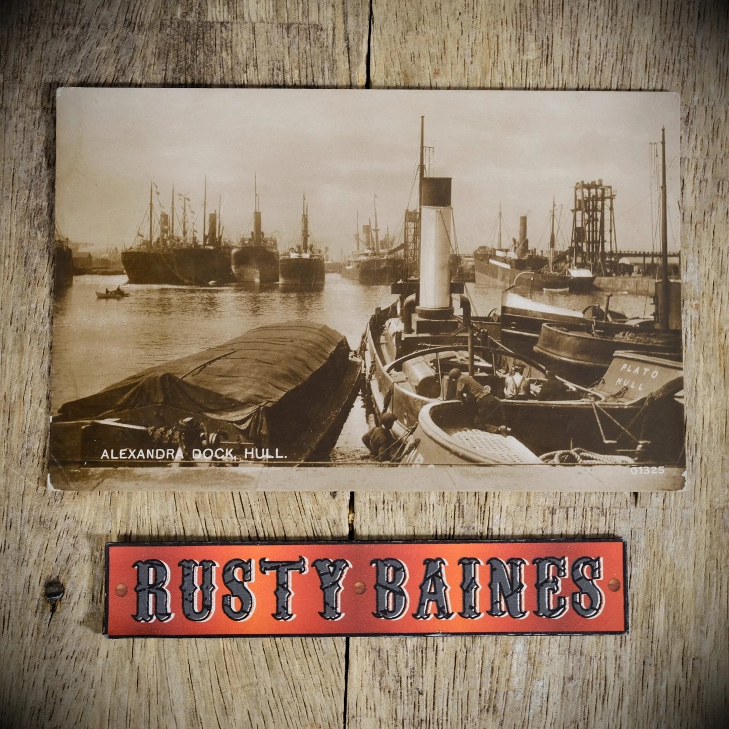 Postcard, Hull Alexandra Dock, Shipping, Real Photo