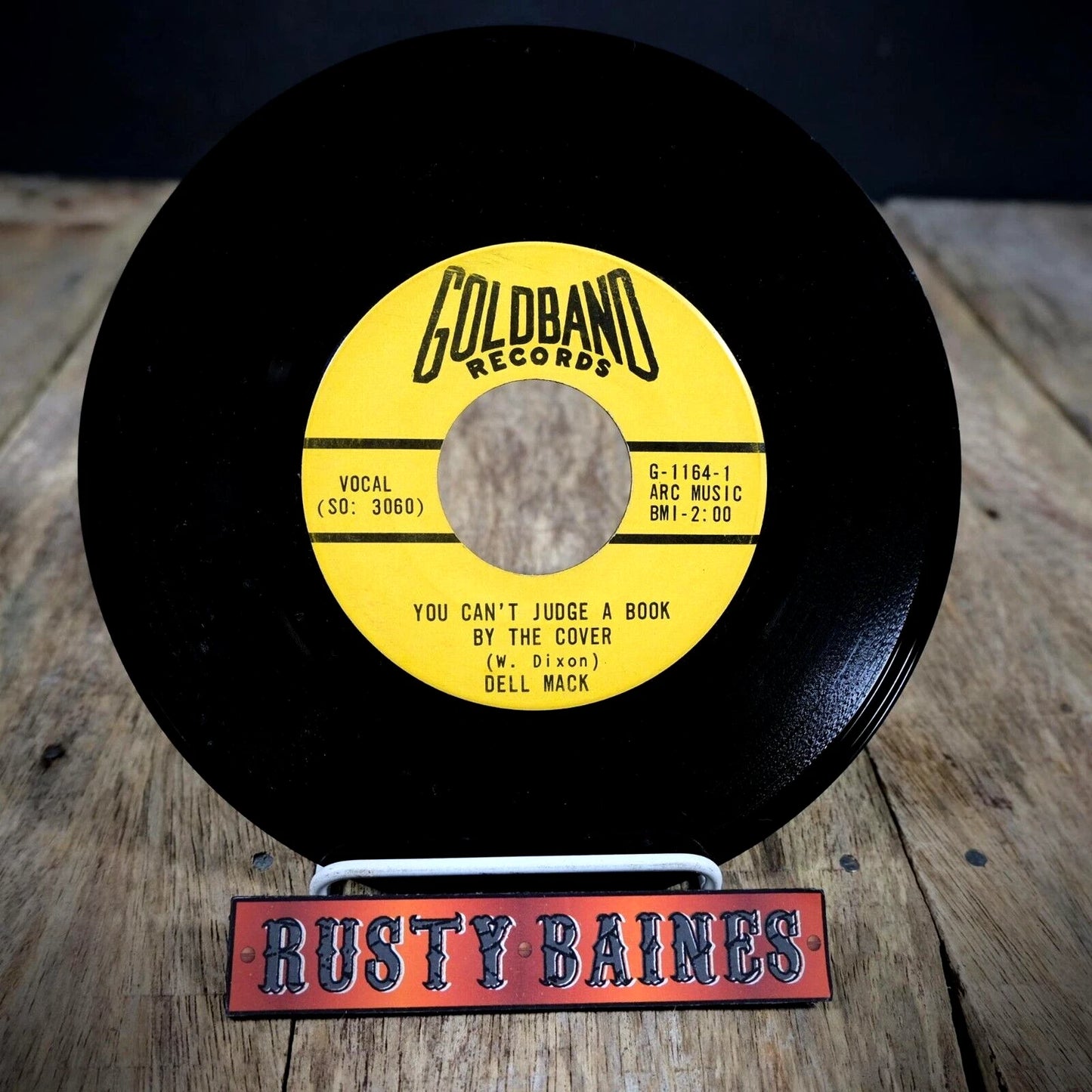 Record 7" Single, Dell Mack, You Can't Judge a Book by its Cover
